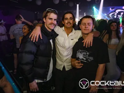 A professional photo of guests enjoying themselves at Cocktails Nightclub from our gallery.