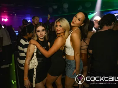 A professional photo of guests enjoying themselves at Cocktails Nightclub from our gallery.