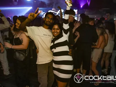 A professional photo of guests enjoying themselves at Cocktails Nightclub from our gallery.