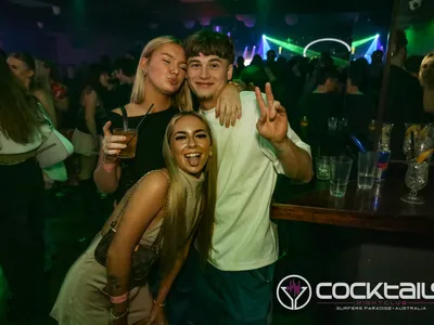 A professional photo of guests enjoying themselves at Cocktails Nightclub from our gallery.