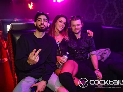 A professional photo of guests enjoying themselves at Cocktails Nightclub from our gallery.