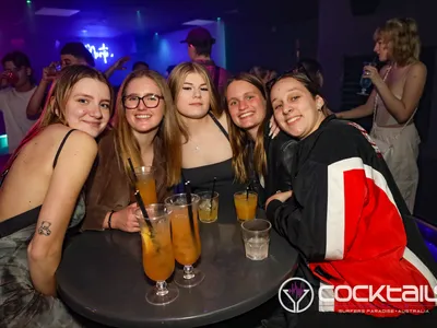 A professional photo of guests enjoying themselves at Cocktails Nightclub from our gallery.