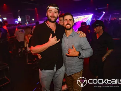 A professional photo of guests enjoying themselves at Cocktails Nightclub from our gallery.