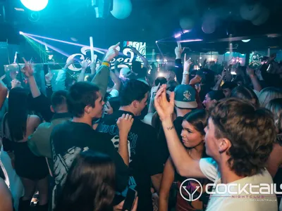 A professional photo of guests enjoying themselves at Cocktails Nightclub from our gallery.