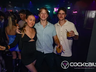 A professional photo of guests enjoying themselves at Cocktails Nightclub from our gallery.