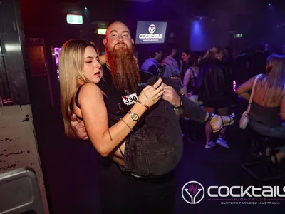 A professional photo of guests enjoying themselves at Cocktails Nightclub from our gallery.