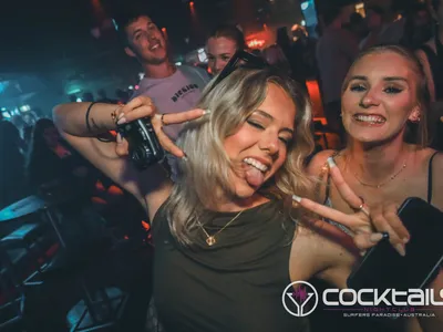 A professional photo of guests enjoying themselves at Cocktails Nightclub from our gallery.