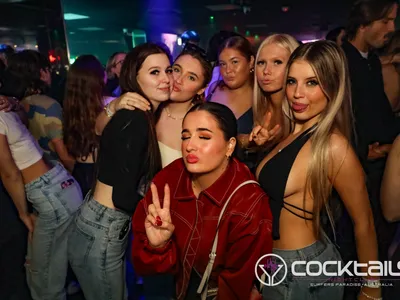 A professional photo of guests enjoying themselves at Cocktails Nightclub from our gallery.