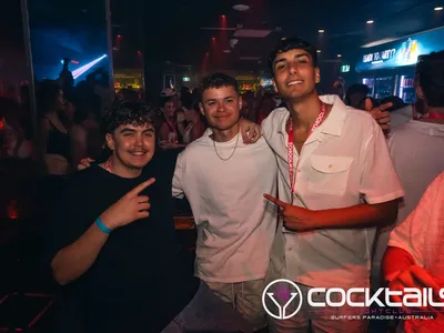 A professional photo of guests enjoying themselves at Cocktails Nightclub from our gallery.