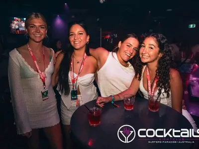 A professional photo of guests enjoying themselves at Cocktails Nightclub from our gallery.