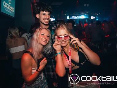 A professional photo of guests enjoying themselves at Cocktails Nightclub from our gallery.