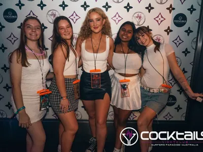 A professional photo of guests enjoying themselves at Cocktails Nightclub from our gallery.