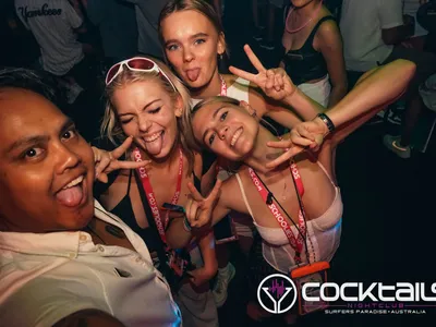 A professional photo of guests enjoying themselves at Cocktails Nightclub from our gallery.