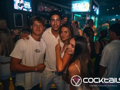 A professional photo of guests enjoying themselves at Cocktails Nightclub from our gallery.