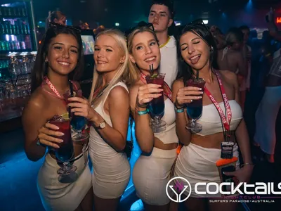 A professional photo of guests enjoying themselves at Cocktails Nightclub from our gallery.