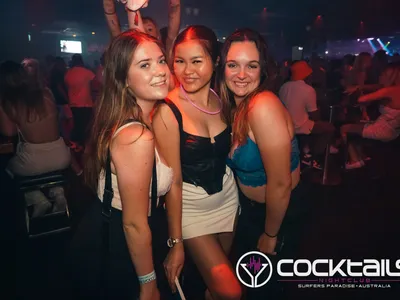 A professional photo of guests enjoying themselves at Cocktails Nightclub from our gallery.