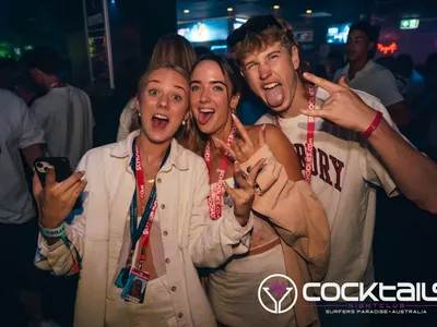 A professional photo of guests enjoying themselves at Cocktails Nightclub from our gallery.