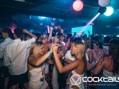 A professional photo of guests enjoying themselves at Cocktails Nightclub from our gallery.