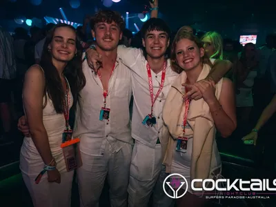 A professional photo of guests enjoying themselves at Cocktails Nightclub from our gallery.