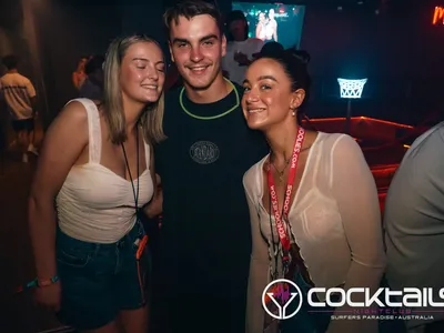 A professional photo of guests enjoying themselves at Cocktails Nightclub from our gallery.