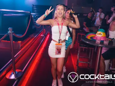 A professional photo of guests enjoying themselves at Cocktails Nightclub from our gallery.