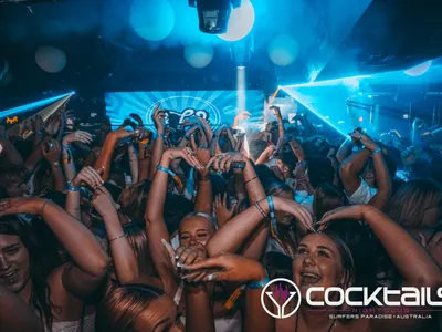 A professional photo of guests enjoying themselves at Cocktails Nightclub from our gallery.