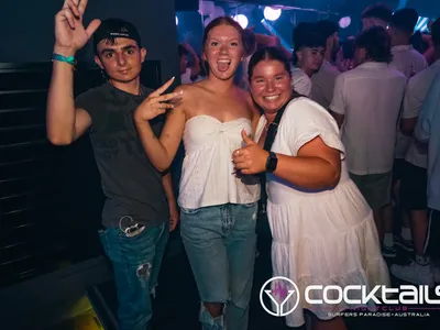 A professional photo of guests enjoying themselves at Cocktails Nightclub from our gallery.