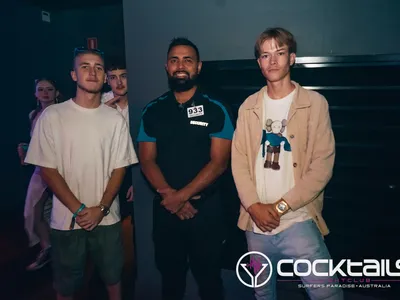 A professional photo of guests enjoying themselves at Cocktails Nightclub from our gallery.