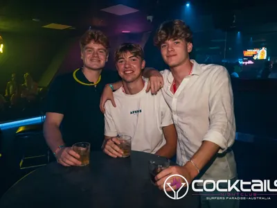 A professional photo of guests enjoying themselves at Cocktails Nightclub from our gallery.