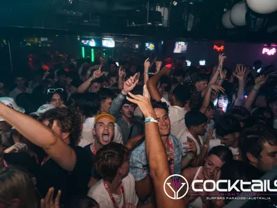 A professional photo of guests enjoying themselves at Cocktails Nightclub from our gallery.