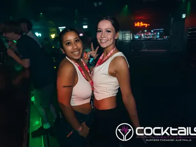 A professional photo of guests enjoying themselves at Cocktails Nightclub from our gallery.