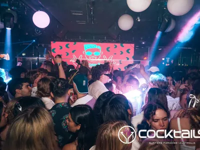 A professional photo of guests enjoying themselves at Cocktails Nightclub from our gallery.