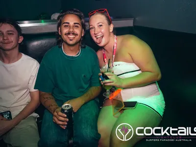 A professional photo of guests enjoying themselves at Cocktails Nightclub from our gallery.