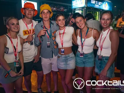 A professional photo of guests enjoying themselves at Cocktails Nightclub from our gallery.