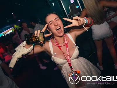 A professional photo of guests enjoying themselves at Cocktails Nightclub from our gallery.