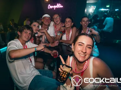 A professional photo of guests enjoying themselves at Cocktails Nightclub from our gallery.