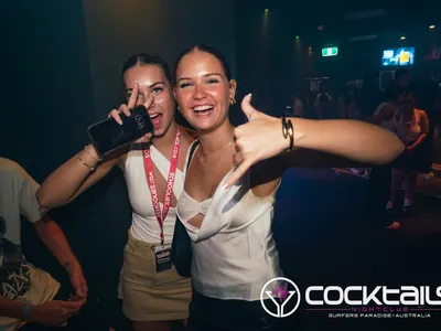 A professional photo of guests enjoying themselves at Cocktails Nightclub from our gallery.