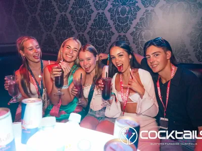 A professional photo of guests enjoying themselves at Cocktails Nightclub from our gallery.