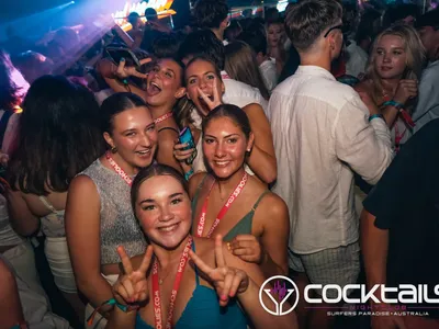 A professional photo of guests enjoying themselves at Cocktails Nightclub from our gallery.