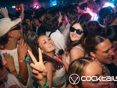 A professional photo of guests enjoying themselves at Cocktails Nightclub from our gallery.