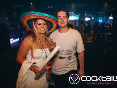 A professional photo of guests enjoying themselves at Cocktails Nightclub from our gallery.