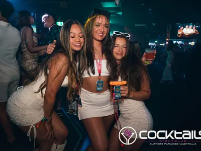 A professional photo of guests enjoying themselves at Cocktails Nightclub from our gallery.