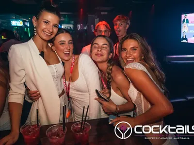 A professional photo of guests enjoying themselves at Cocktails Nightclub from our gallery.