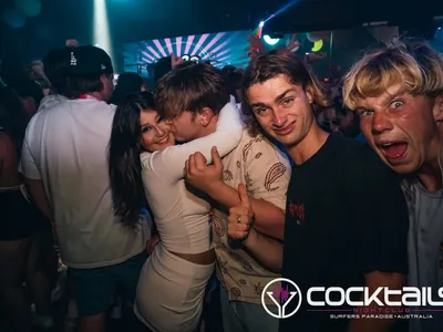 A professional photo of guests enjoying themselves at Cocktails Nightclub from our gallery.