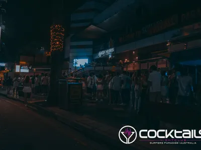 A professional photo of guests enjoying themselves at Cocktails Nightclub from our gallery.