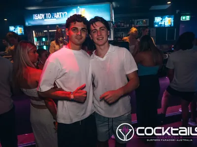 A professional photo of guests enjoying themselves at Cocktails Nightclub from our gallery.