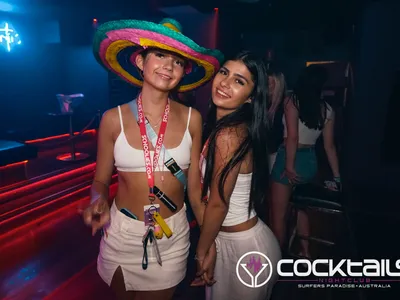 A professional photo of guests enjoying themselves at Cocktails Nightclub from our gallery.