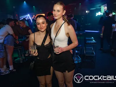 A professional photo of guests enjoying themselves at Cocktails Nightclub from our gallery.