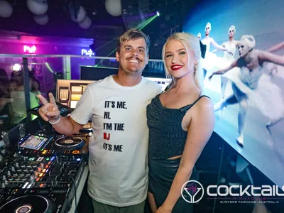 A professional photo of guests enjoying themselves at Cocktails Nightclub from our gallery.