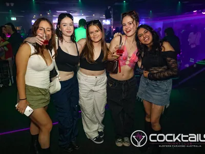 A professional photo of guests enjoying themselves at Cocktails Nightclub from our gallery.